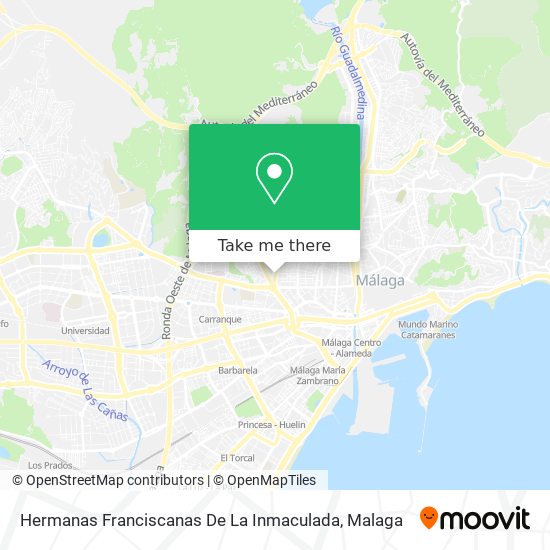 Hermanas Franciscanas De La Inmaculada map
