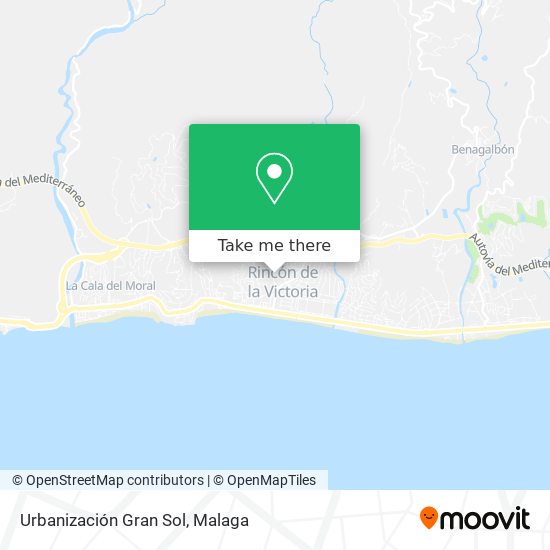 Urbanización Gran Sol map