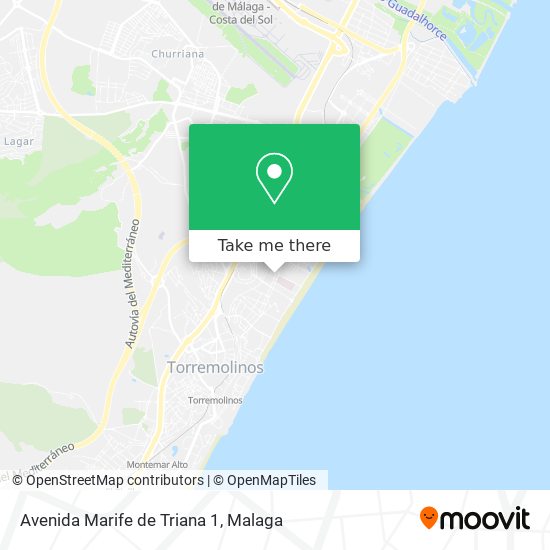 Avenida Marife de Triana 1 map