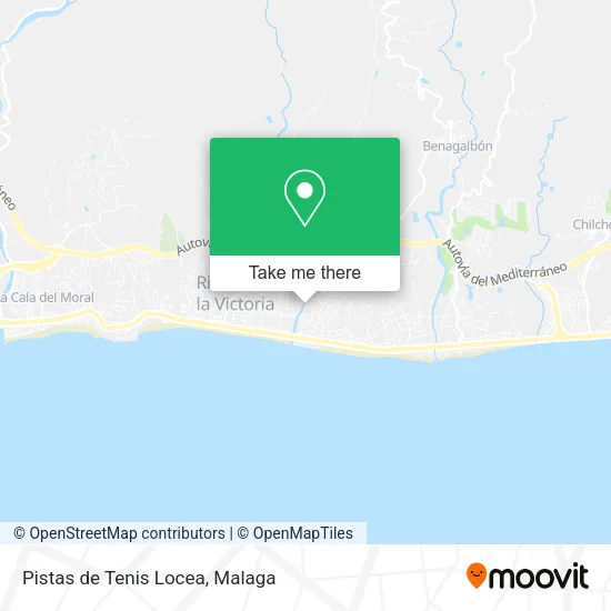 Pistas de Tenis Locea map