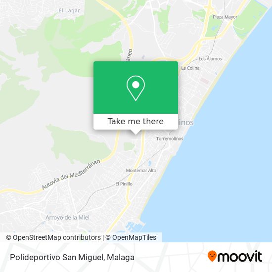 Polideportivo San Miguel map