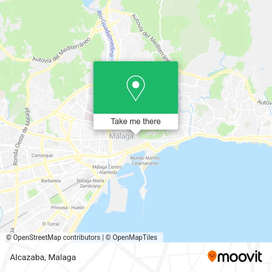 Alcazaba map