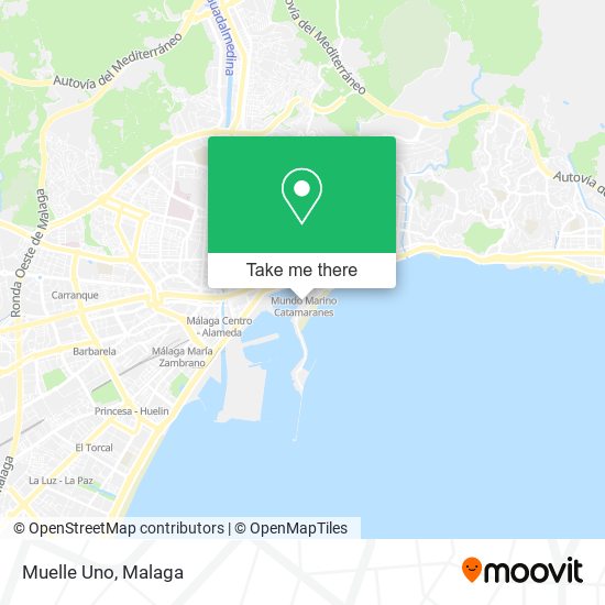 Muelle Uno map
