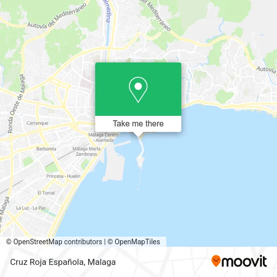 Cruz Roja Española map