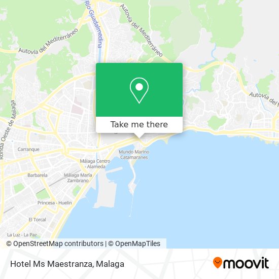 Hotel Ms Maestranza map