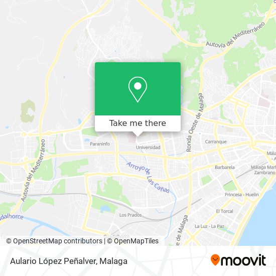 Aulario López Peñalver map