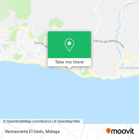 Restaurante El Dedo map