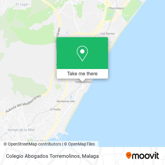 mapa Colegio Abogados Torremolinos