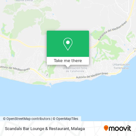 Scandals Bar Lounge & Restaurant map