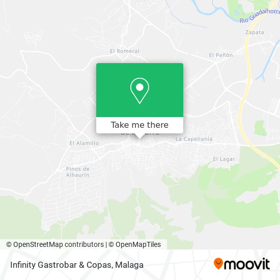 Infinity Gastrobar & Copas map