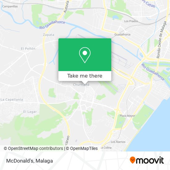 McDonald's map