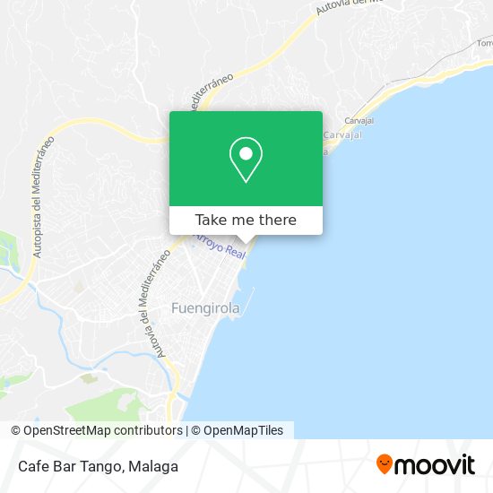 Cafe Bar Tango map