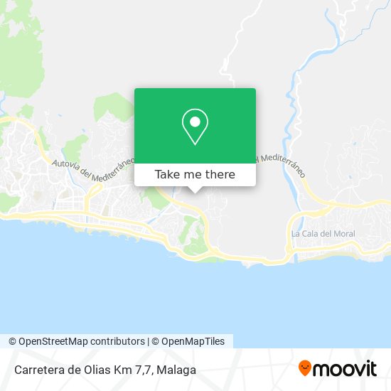 mapa Carretera de Olias Km 7,7