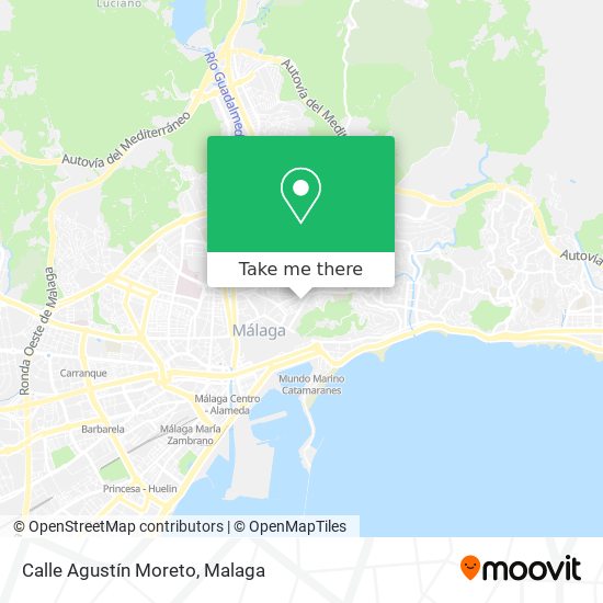 Calle Agustín Moreto map