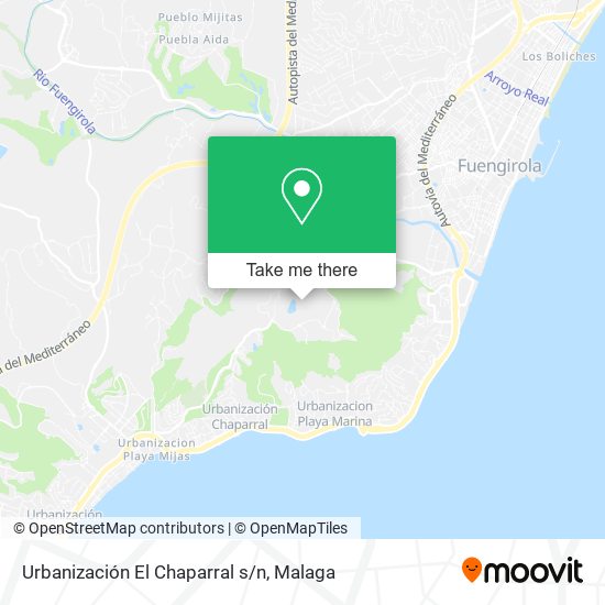 Urbanización El Chaparral s/n map