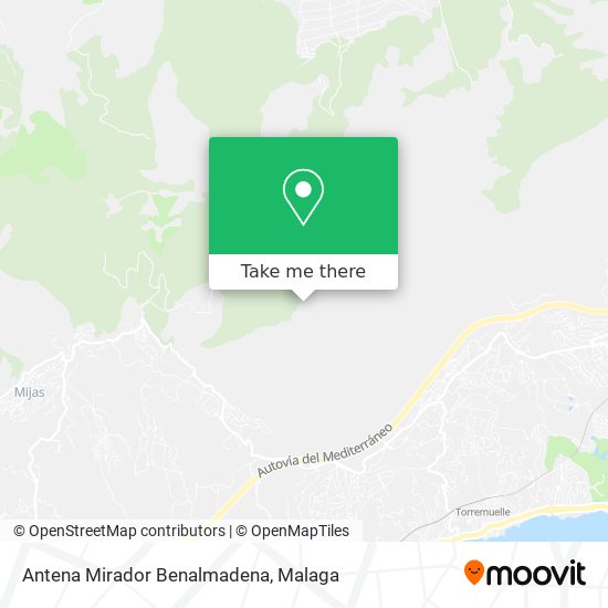 Antena Mirador Benalmadena map