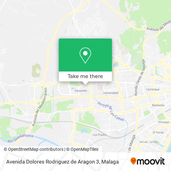 Avenida Dolores Rodriguez de Aragon 3 map
