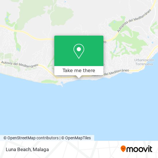 Luna Beach map