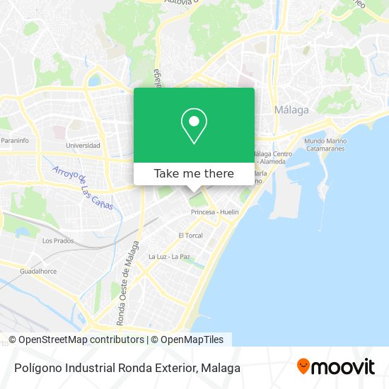 Polígono Industrial Ronda Exterior map