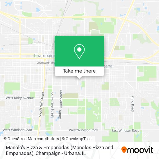 Mapa de Manolo's Pizza & Empanadas (Manolos Pizza and Empanadas)