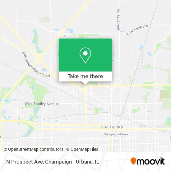N Prospect Ave map