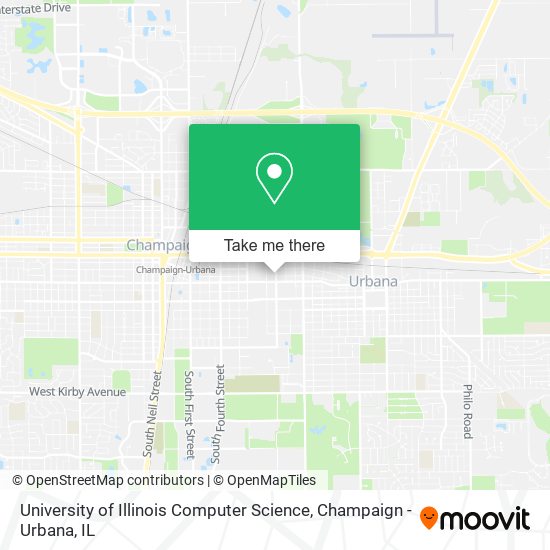 University of Illinois Computer Science map