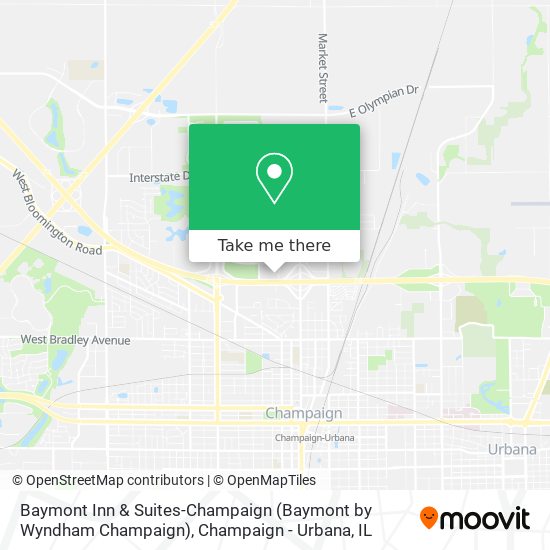 Baymont Inn & Suites-Champaign (Baymont by Wyndham Champaign) map