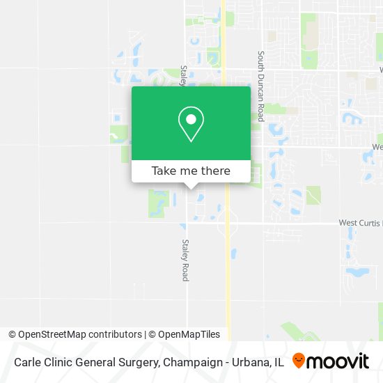 Carle Clinic General Surgery map