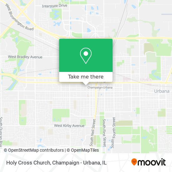 Holy Cross Church map