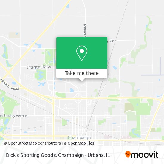 Dick's Sporting Goods map