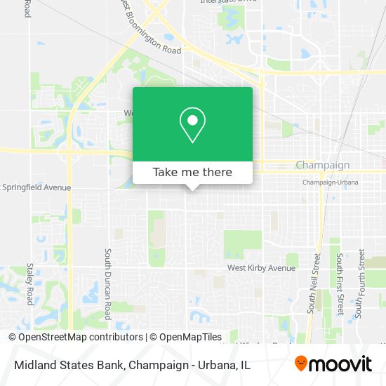 Midland States Bank map