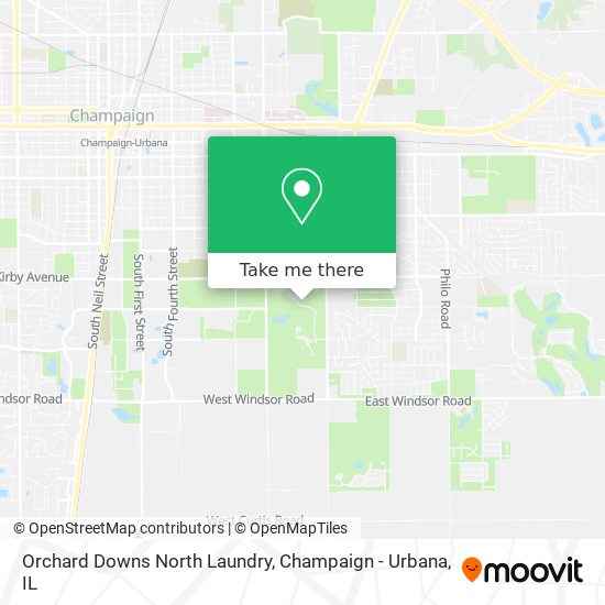 Orchard Downs North Laundry map