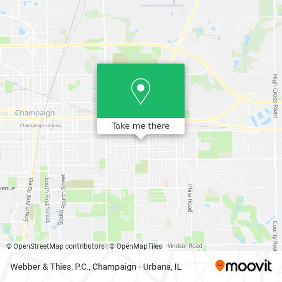 Webber & Thies, P.C. map
