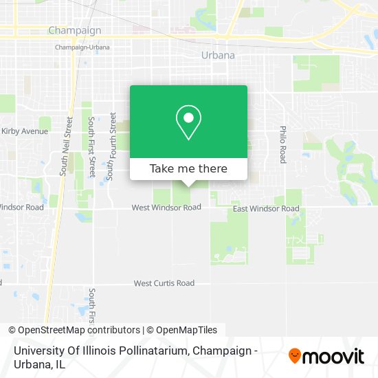 Mapa de University Of Illinois Pollinatarium