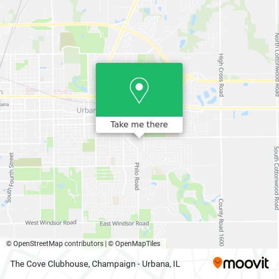 The Cove Clubhouse map