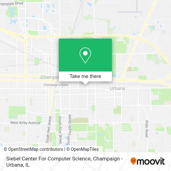 Siebel Center For Computer Science map