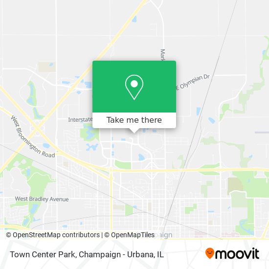 Town Center Park map