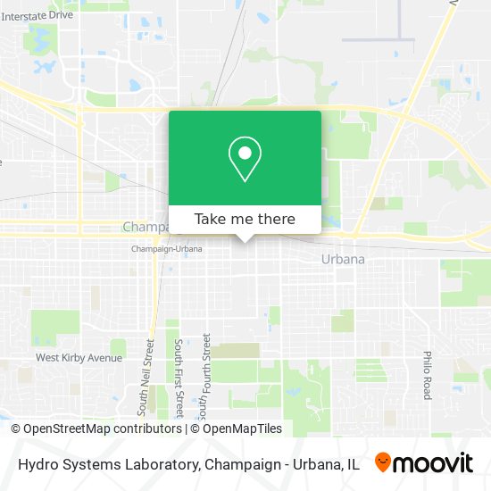 Mapa de Hydro Systems Laboratory