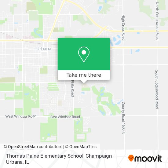 Mapa de Thomas Paine Elementary School