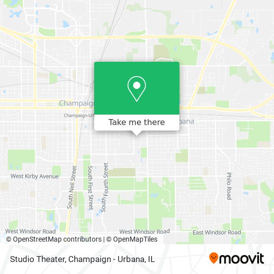 Studio Theater map