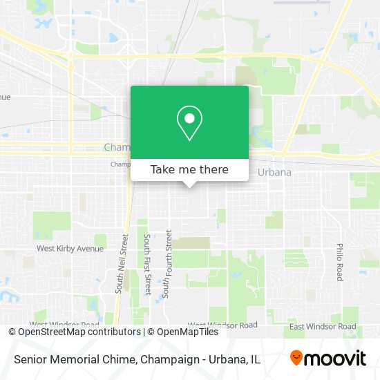 Senior Memorial Chime map