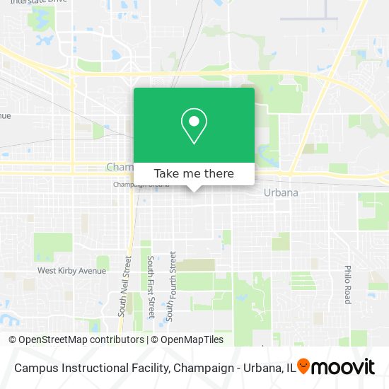 Campus Instructional Facility map