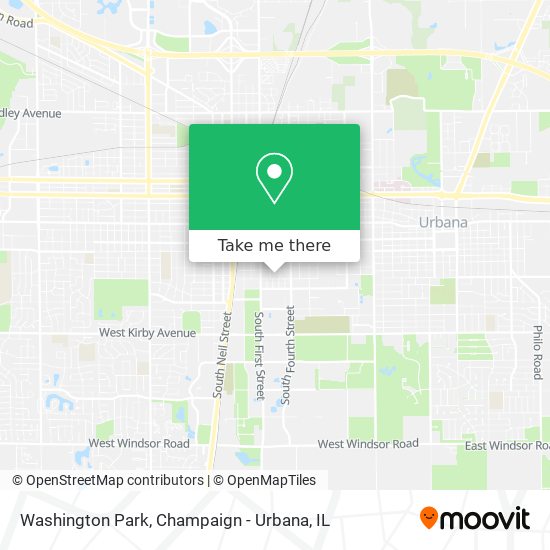 Mapa de Washington Park