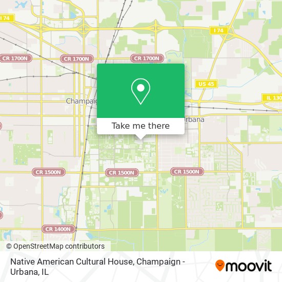 Native American Cultural House map