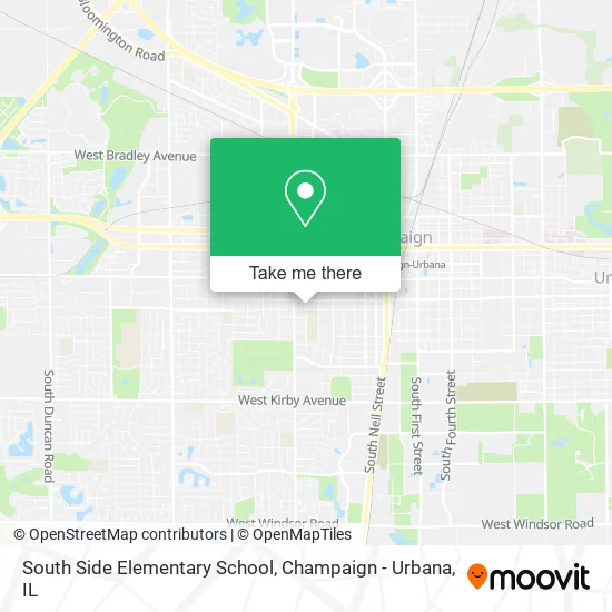 Mapa de South Side Elementary School