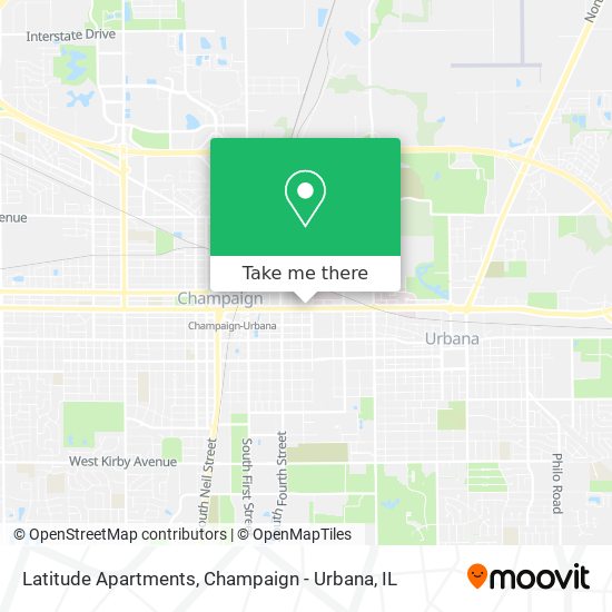 Latitude Apartments map