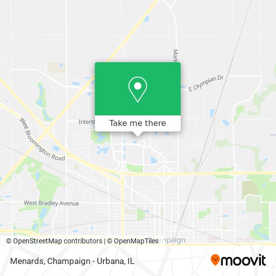 Menards map