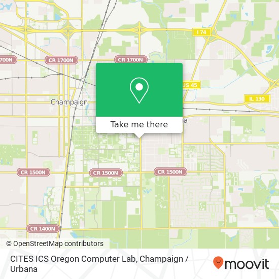 CITES ICS Oregon Computer Lab map
