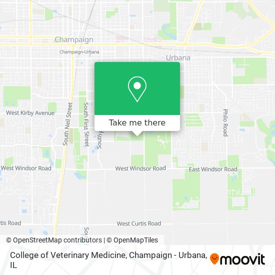 College of Veterinary Medicine map