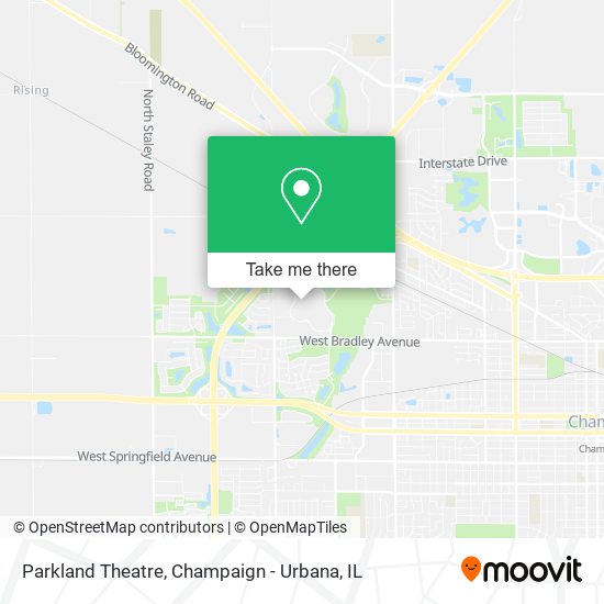 Parkland Theatre map